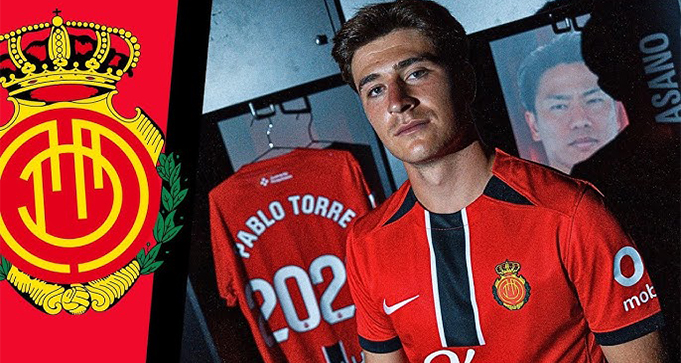 Pablo Torre Resmi di Lepas Barcelona ke Real Mallorca